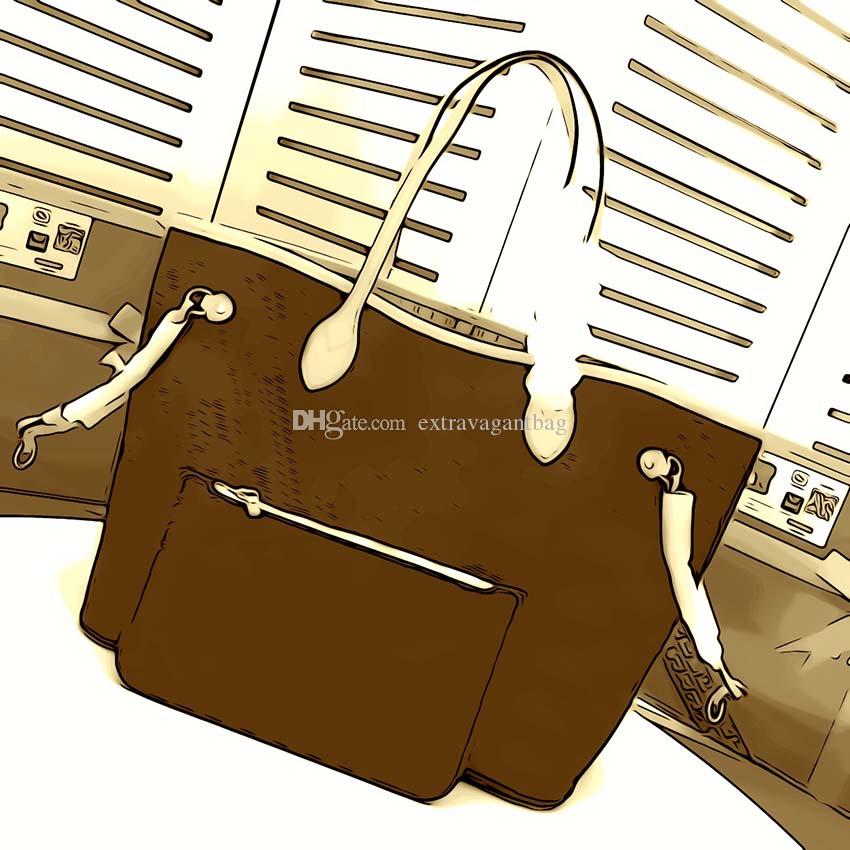 

High qulity tote handbags 0995 Two piece classic Women fashion flower ladies composite PU leather clutch shoulder bags, Brown plaid - pink edge