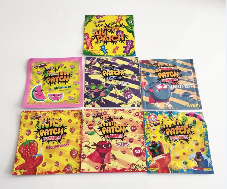 

Gummies exotic bags infused 420 710 edibles packaging 500mg chuckles plastic bag smell proof dfgg