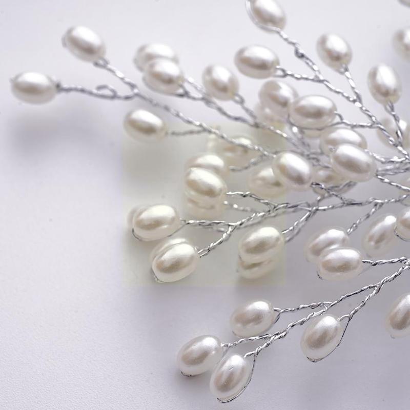

Hair Clips & Barrettes Fashion Bride Bridal Comb Wedding Headwear Women Party Crowns Accessories Pearl Jewelry Ornaments G0R7