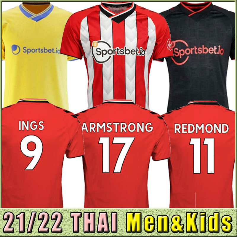 

21 22 INGS Soccer Jerseys WARD-PROWSE 2021 2022 DJENEPO ARMSTRONG Football Shirt set LONG ADAMS ROMEU VESTERGAARD Men Kids Kit uniform, Away