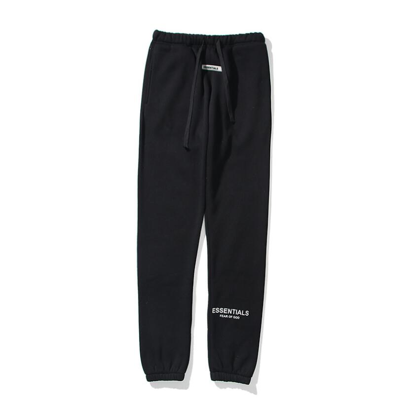 

21ss Essentials Jogger JUST BREAK IT Pants Men FEAR Fitness Bodybuilding OF Gyms For Runners GOD Man Workout Sportswear Sweatpants, Black