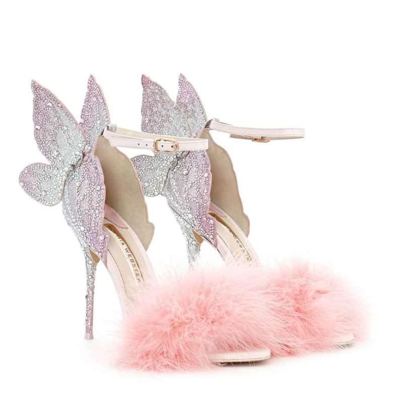 

Women Summer Pumps Thin High Heels Party Sandals Stiletto Shiny Crystal Bride Wedding Shoes Woman Female Mujer Sapato Feminino, Picture