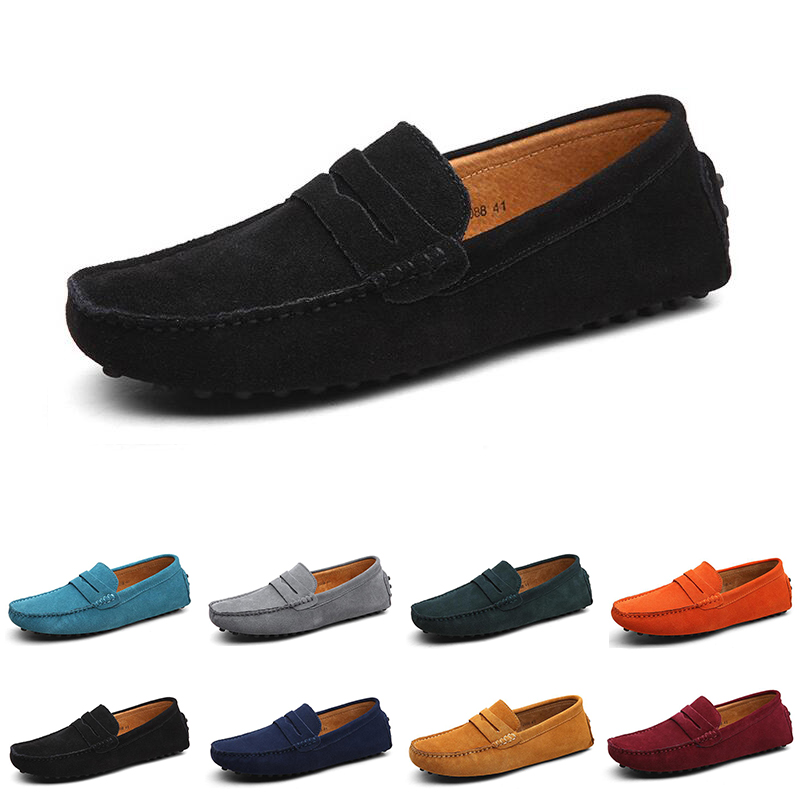 

men casual shoes Espadrilles triple black navy brown wine red green Sky Blue Burgundy mens sneakers outdoor jogging walking fashion