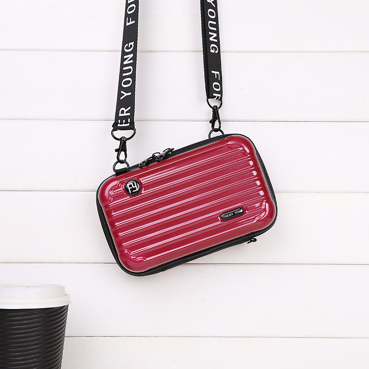 Bags Cosmetic handbags cases 2022 new personalized suitcase net celebrity small bag women shoulder mini combination box demeanor wallet Purses profu