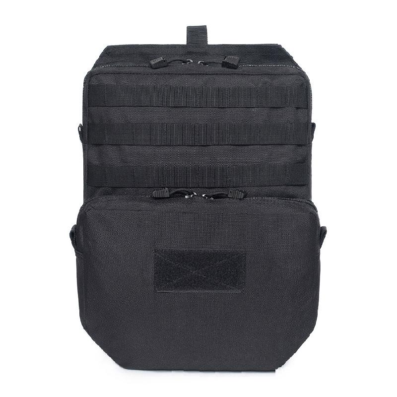 

Stuff Sacks Military Molle Backpack Army Tactical Rucksack Outdoor Shooting Hunting Combat Gear Hiking Climbing Camo Nylon Bag, Black