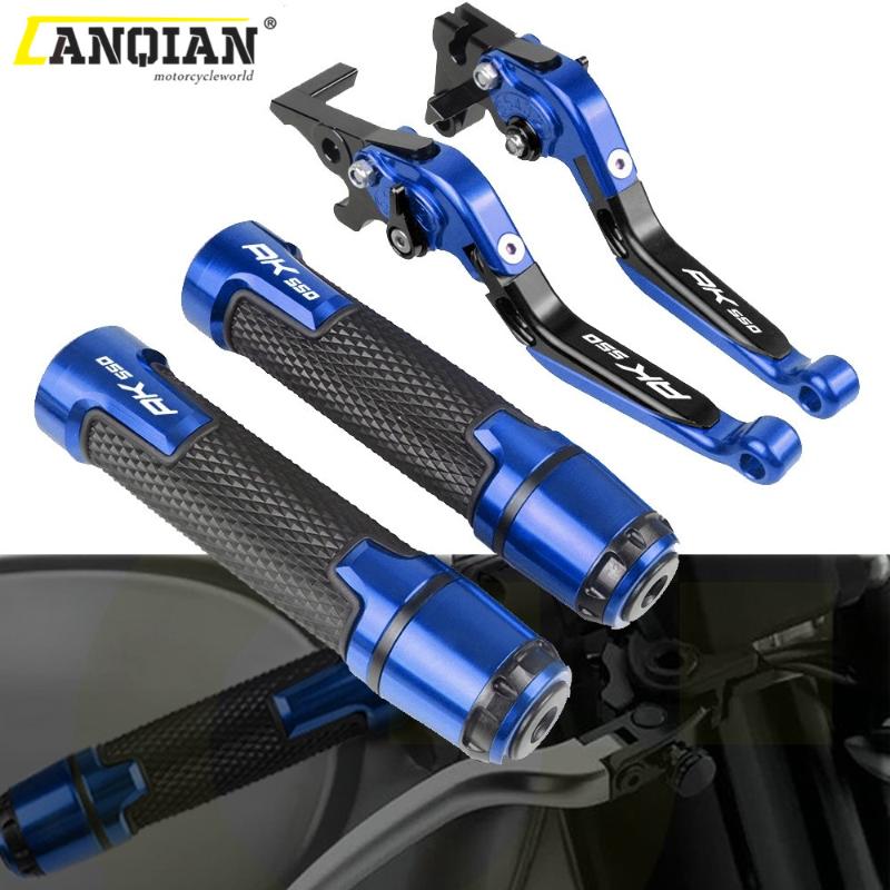 

Motorcycle Brakes For KYMCO AK 550 2021 Accessories Extendable Brake Clutch Levers And Handlebar Hand Grips Ends AK550