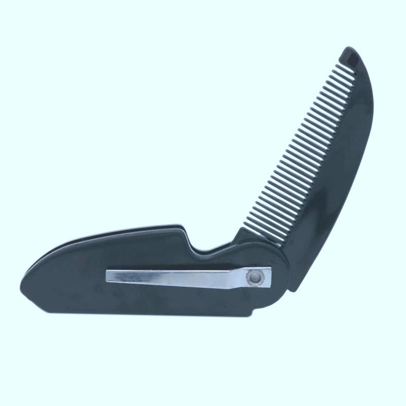 

Hair Brushes 1 Pcs Mens Womens Beauty Handmade Folding Pocket Clip Moustache Beard Comb Portable Styling Tools Combs