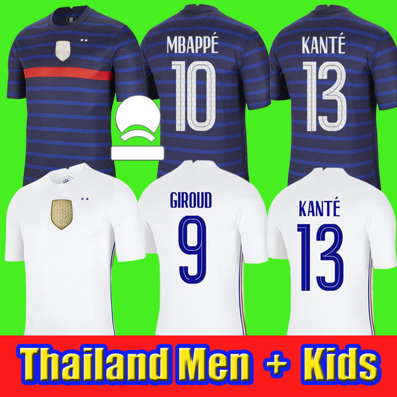 

22 23 BENZEMA MBAPPE soccer jersey GRIEZMANN Frances 2022 world cup KANTE POGBA ZIDANE GIROUD VARANE PAVARO equipement Maillot de football shirt Men kids kit Set, Home