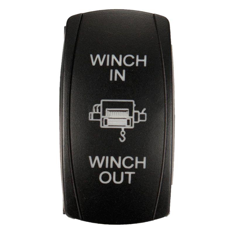 

Smart Home Control 7Pin Laser Momentary Rocker Switch Winch In Out 12V ON-OFF-ON LED Light Blue