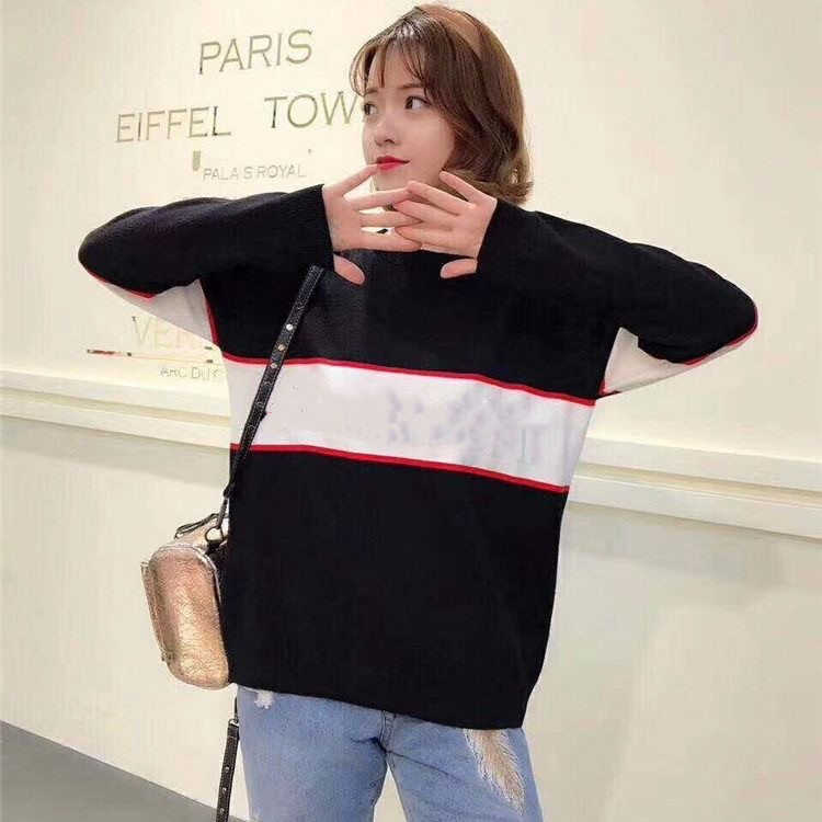 

Women's Sweaters Hoodies Womens Casual Round Neck Long Sleeve Sweater Couples High Quality Sweatshirt Black Size -2XL, White;black