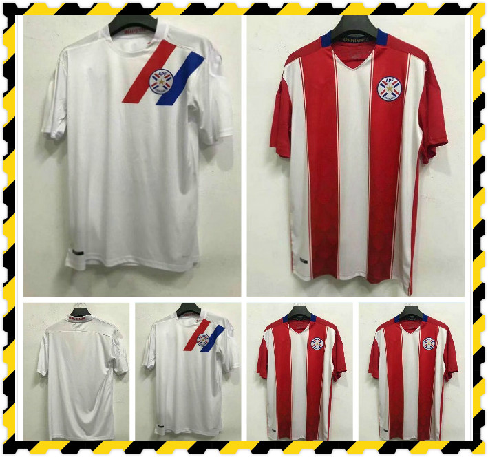 

2021 Paraguay Soccer Jerseys national team home away Romero Ayala Lezcano GonzAlez Sanabria 20 21 football shirt