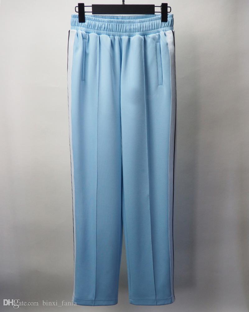 

Mens Pants Sports Pants Designer Loose Sweatpants Rainbow Side Stripes Drawstring Zipper Trousers Casual Sweatpants -XXL