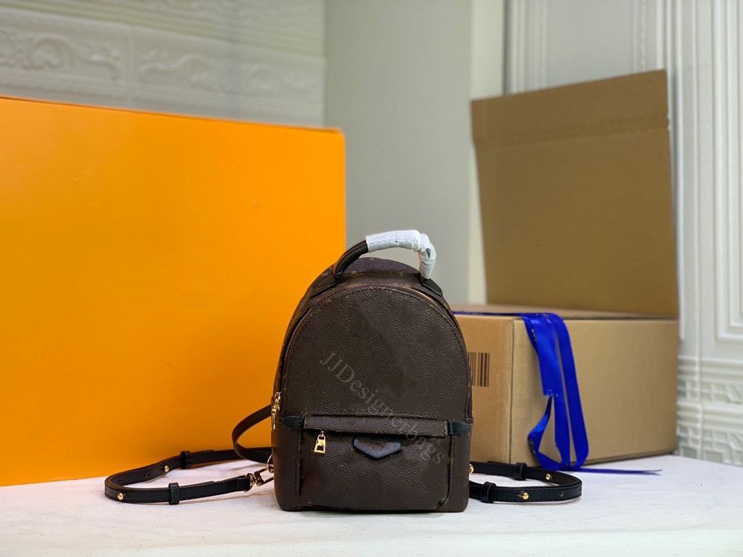 

Mini backpack lady Genuine Leather Backpacks fashion back pack fow women handbags Presbyopic shoulder Handbag Purse Cross body bag M44873, As picture