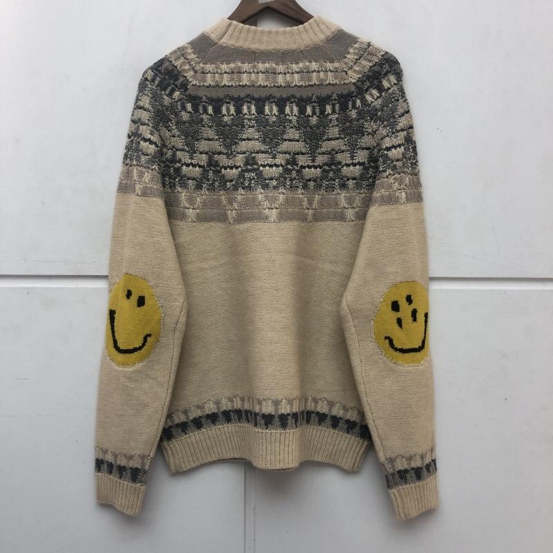 

Men's Sweaters Jacquard Kapital Sweater Men Women Quality Fashion Casual Unisex Sweatshirts, White;black