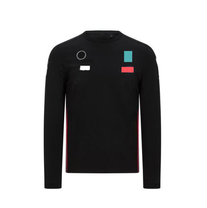 

2021 season F1 Formula One long-sleeved T-shirt car team racing suit casual tops can be customized