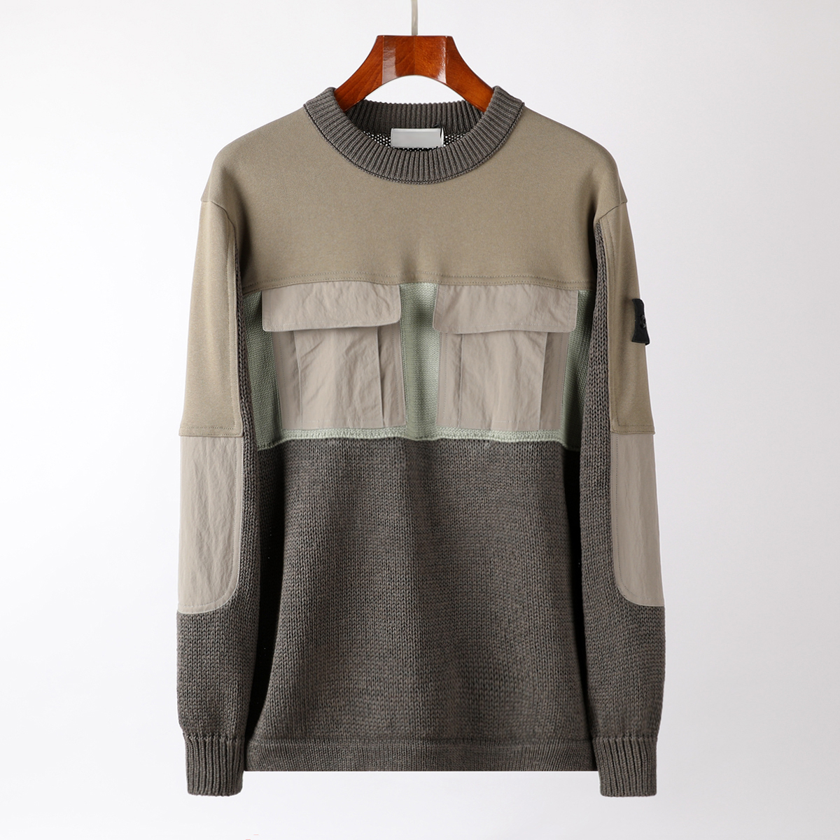 

CPtopstoney 2021 Ne fashion Hoodie pullover men's sweatshirt solid color sports style simple coat extended jacket hip hop couple Sweater006, Black