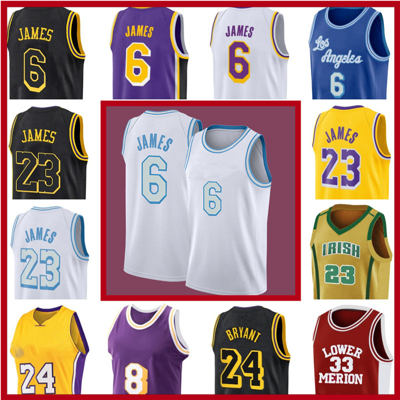 

Space Jam 2 Tune Squad NCAA 6 LBJ 23 3 Anthony Los Bryant Davis Angeles Basketball Jersey james Lower Merion College Lebron Stitched Jersey s17