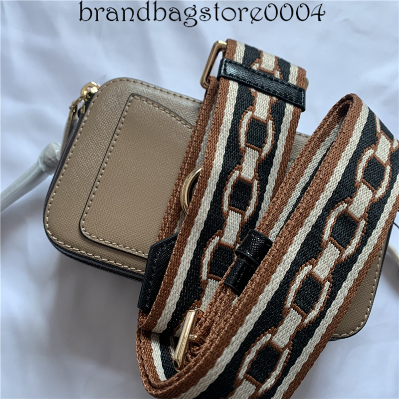 

2021 fashion with wide shoulder strap bag luxury square leather women's bag fashion versatile multicolor handbag General quality