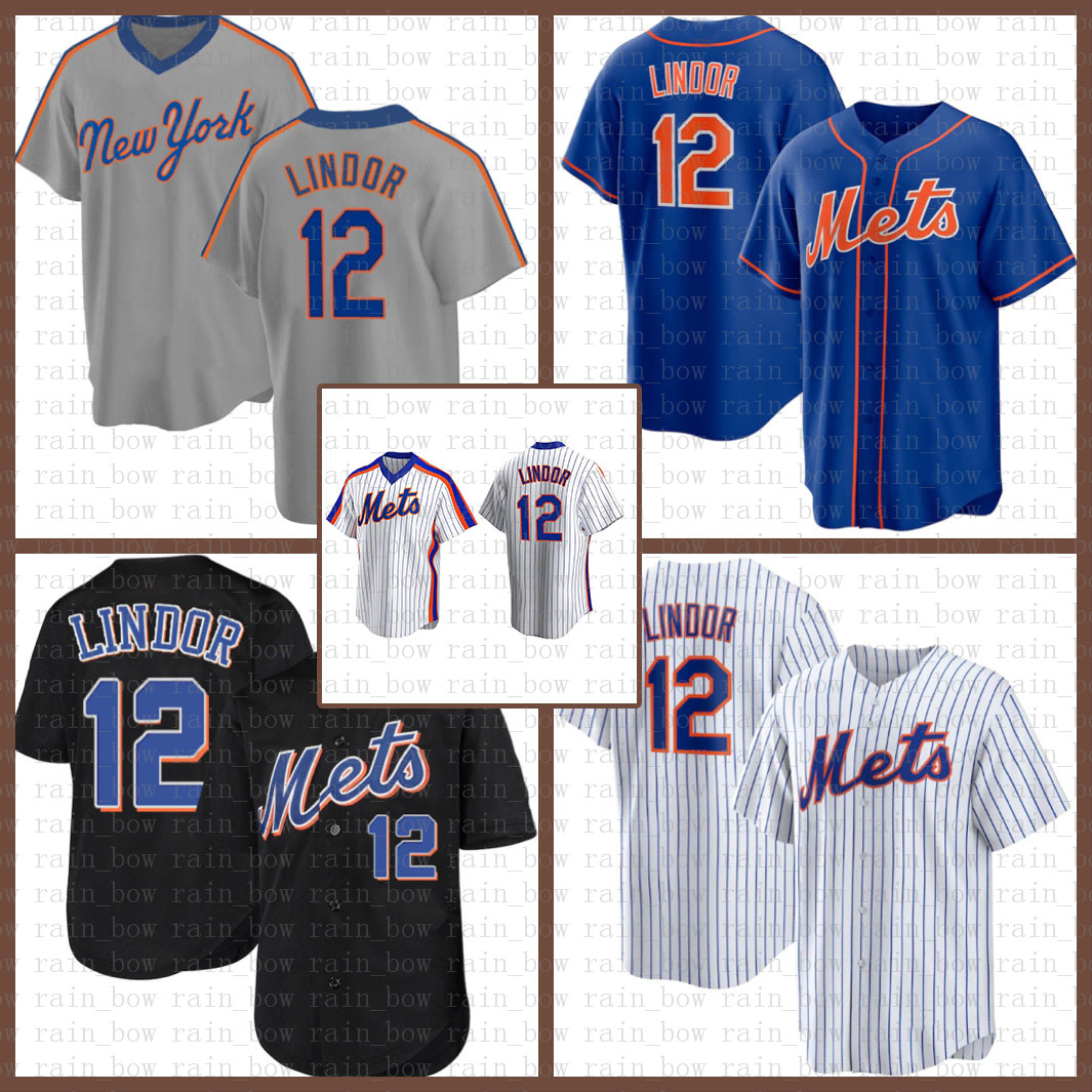 

New Baseball Jersey York Met Custom 12 Francisco Lindor 20 Pete Alonso 48 Jacob deGrom 18 Darryl Strawberry 31 Mike Piazza 16 Gooden Whire, 2020 jersey(daduhui)retro