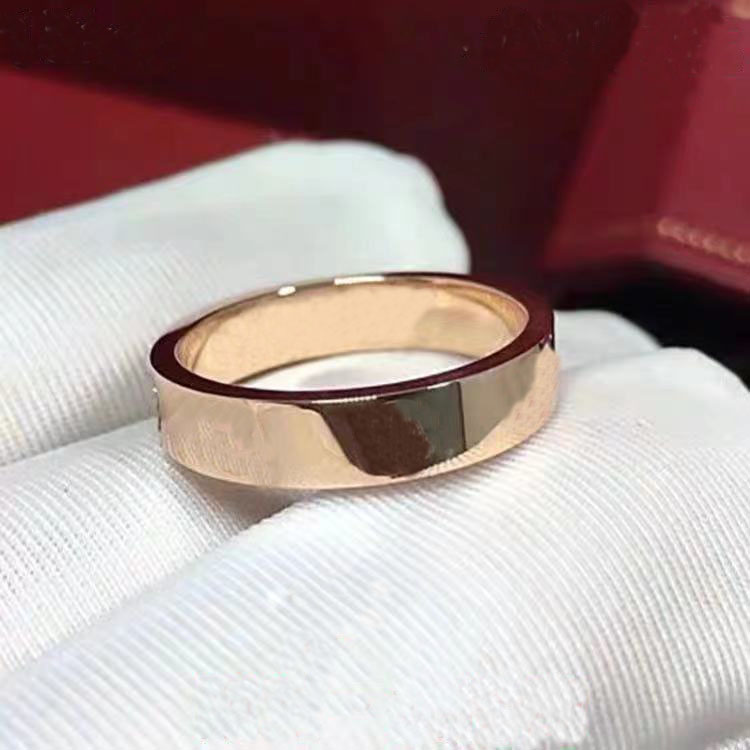 

European and American diamond ring couples men's wide women's narrow universal luxury creative distribution exquisite packaging gift box, Silver