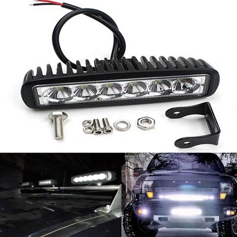 

Car Headlights 18W Spotlight Led Light Work Bar Lamp Driving Fog Lamps Offroad SUV 4WD Boat Truck Off-road Vehicle Excavator Lighting