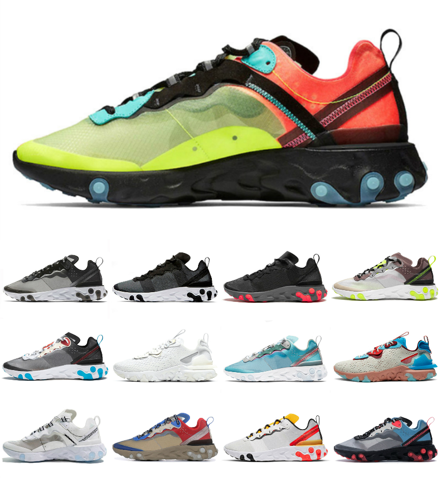 

Vision Mens Womens Undercover x React Element 87 55 Tennis Running Shoes Summit White Schematic Black Orewood Be True Sports Sneakers Outdoor, A-s034