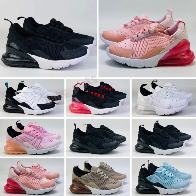 

2021 React Bauhaus TD Kids Shoes Cushion Boy Girls Run Black White Hyper Bright Violet Toddler Children Sneakers 28-35
