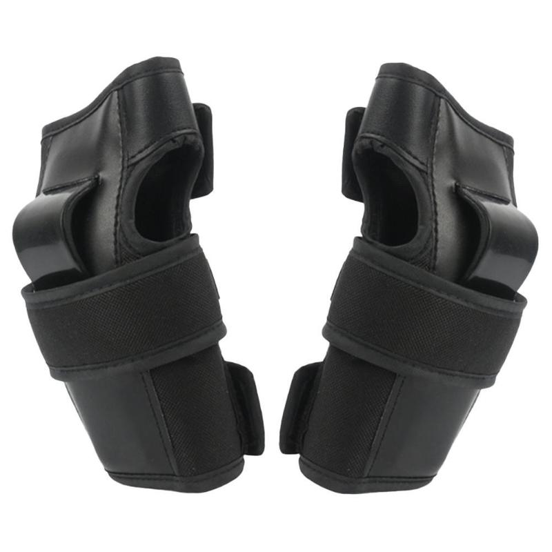 

Wrist Guards Support Palm Pads Protector Skating Ski Snowboard Hand Protection Elbow & Knee, Black