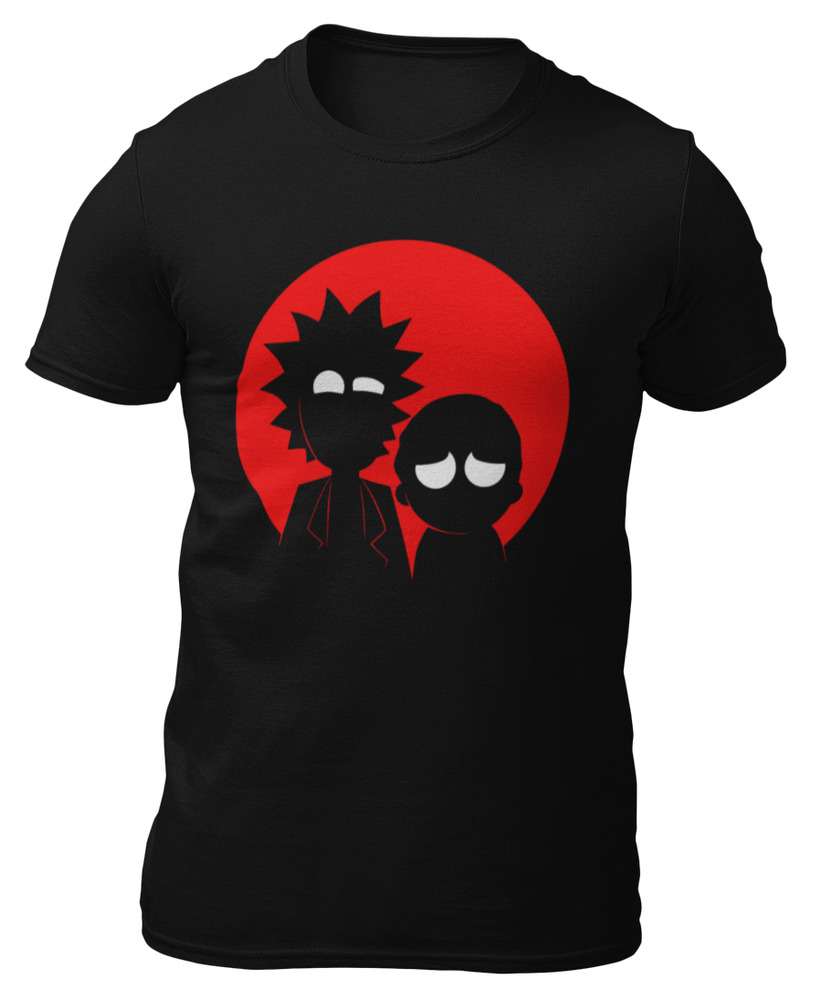 

T-shirt-rick and morty-t-shirt -, White;black