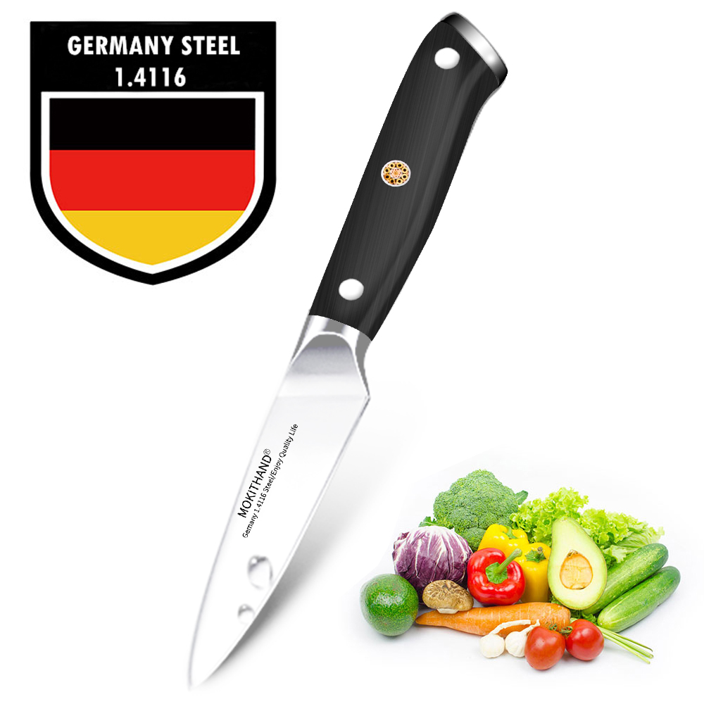

Paring knife 3.5 inch Japanese Kitchen Fruit Knives Germany 1.4116 Stainess Stee Professiona Vegetabe Cooking Knife