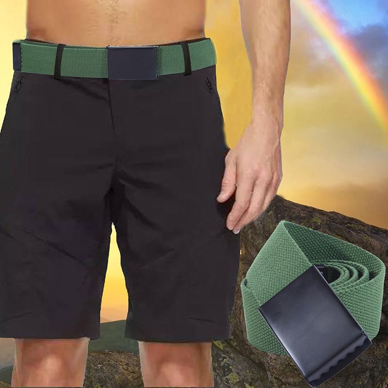 

Belts Candy Color High Quality Canvas Belt Men/Women Jeans Waistband Adjustable Men Outdoor Travel Tactical Metal Buckle Waist, Green