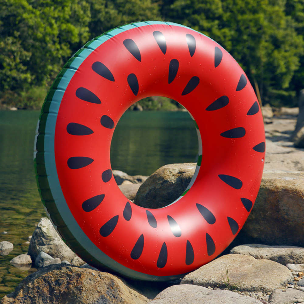 

Swimming ring PVC watermelon fruit inflatable swimming circle for children