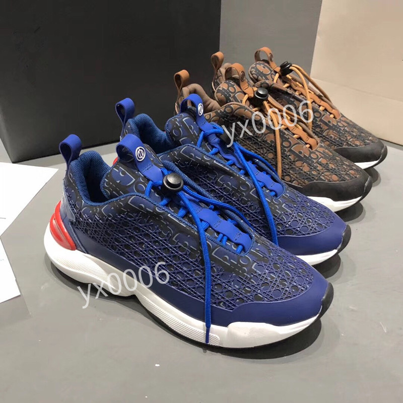 

2022 fashion Woman Flat Couples High 35-41 Tops trainers runners shoe Designer Men sneakers Women CURB leather Casual Sports Shoes fz190507, Choose the color