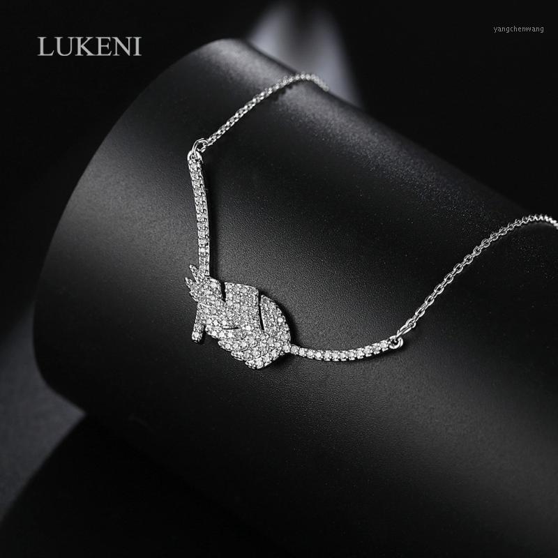 

Design Vintage White Color Micro Paved Tiny CZ Geometrical The Leaf Chains Necklaces For Women Jewelry