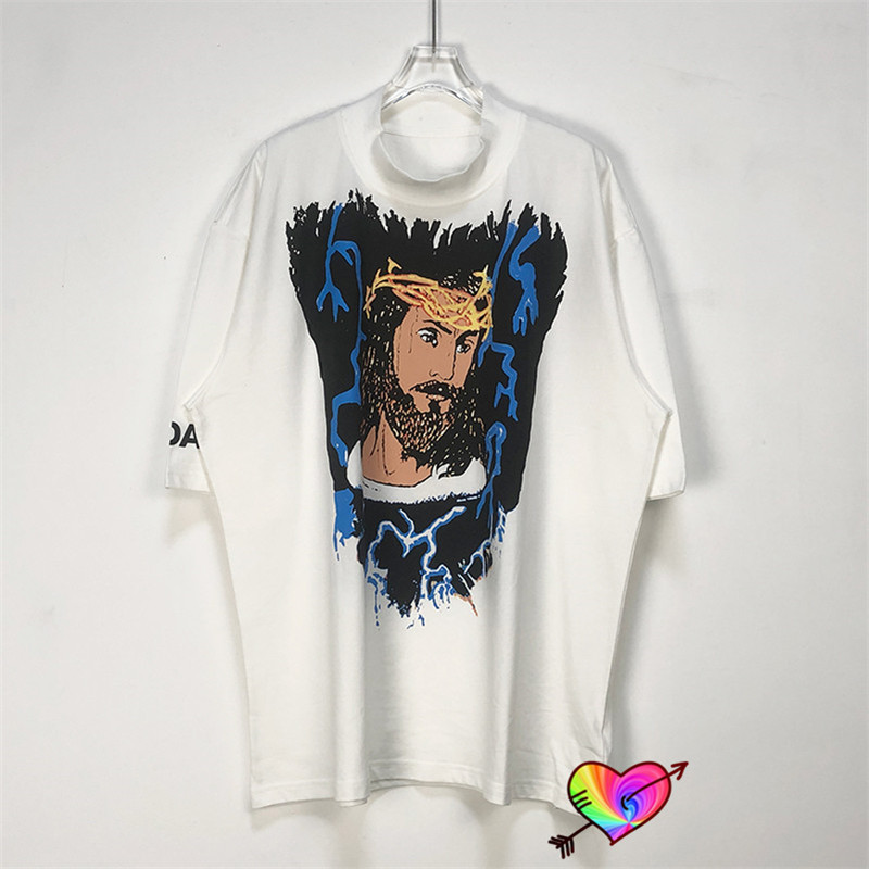 

2021 T-shirt Men Women Printed Tee Tops Oversize Short Sleeve
