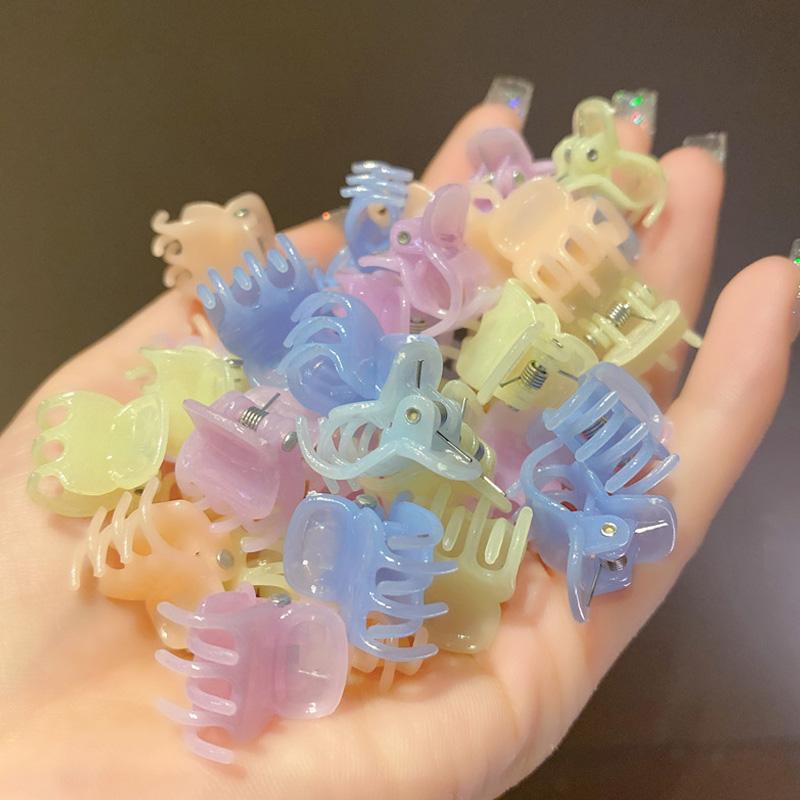 

Hair Accessories 20Pcs/Set Sweet Mini Plastic Clip For Women Girl Claw Kids Cute Barrette Crab Hairpin Styling Fashion
