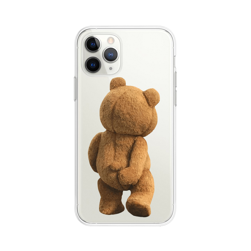 

B51 silicon phone cases for iphone12pro soft cartoon protective back cover, Beige