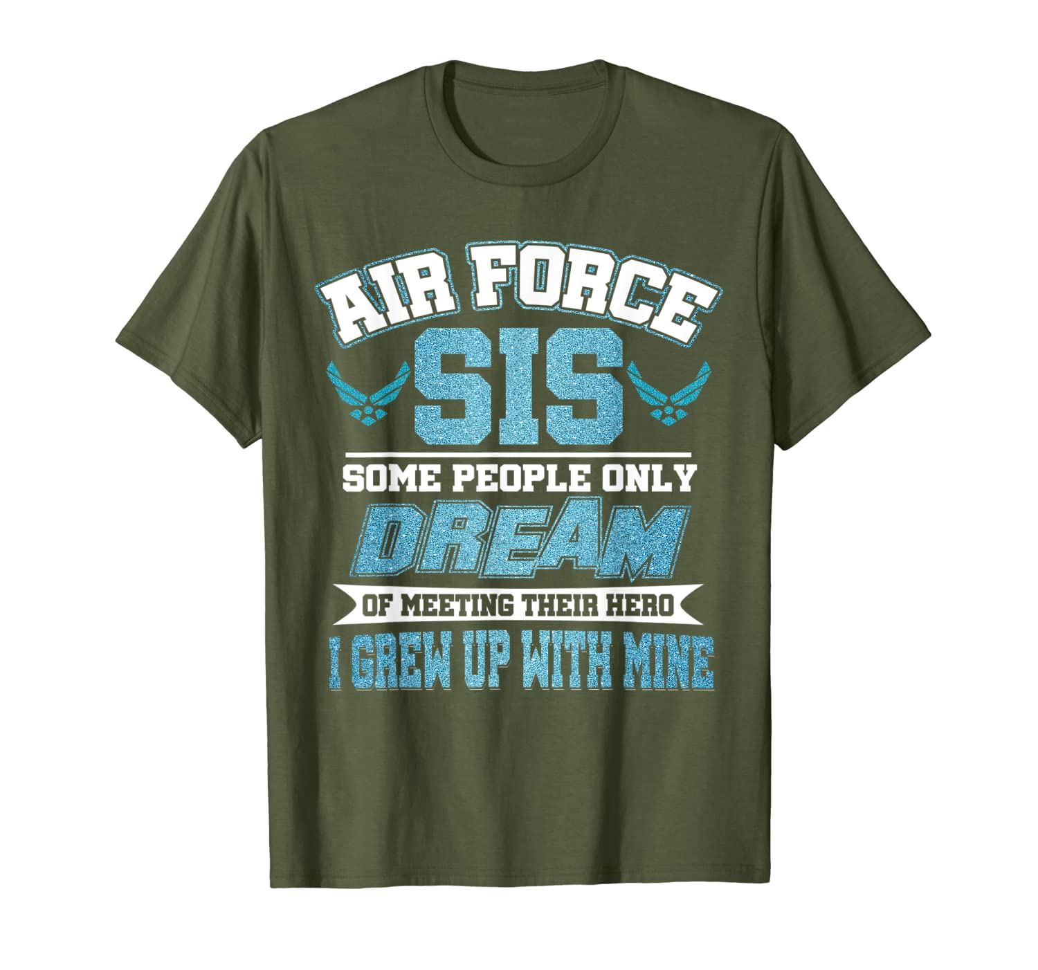 Proud Air Force Sister T-Shirt Pride Military Sister Vets-image-703260697