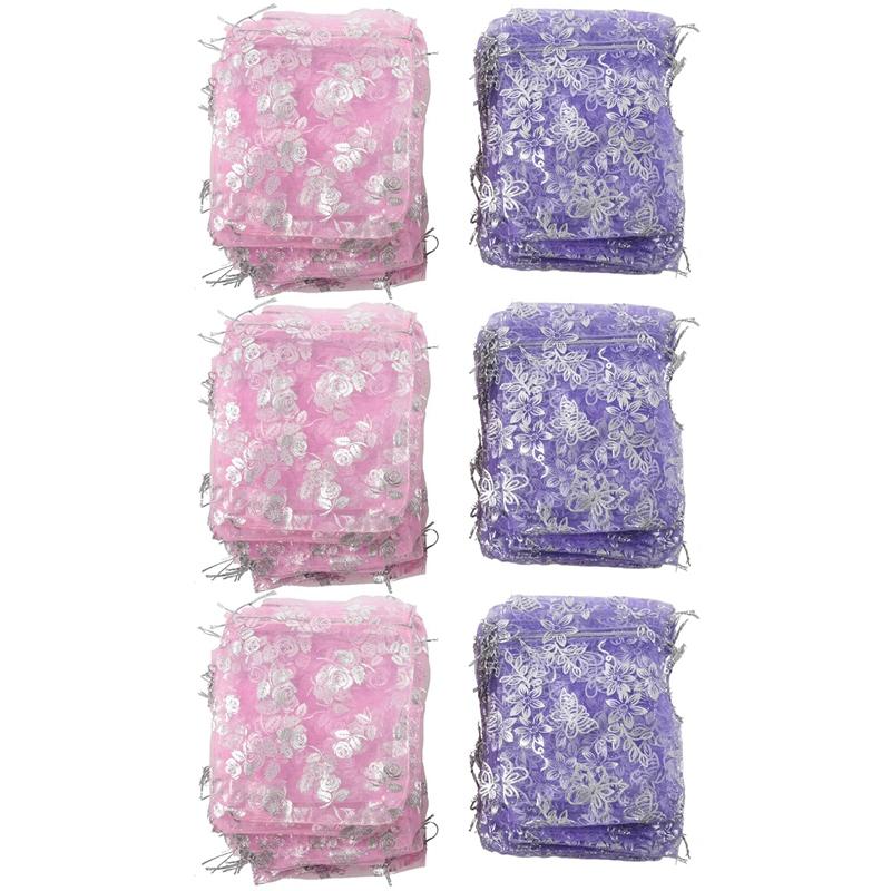 

Gift Wrap 300Pcs Mixed Organza Pouch Wedding Bead Candy Bags Pouches