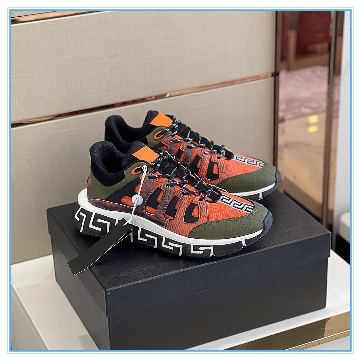 

2021ss Luxury Designer Men Sneakers Leisure Shoes Quality True Leather Sneakers Comfortable 6 Colors Ace Shoe Walking Sports Trainers size 3, As picture 6