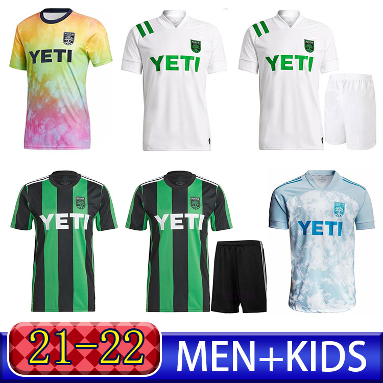 

2022 2021 Austin FC soccer jerseys men adult Inaugural MLS 21 22 KLEBER XAVIER BAEZ Customize Football Shirts, 208