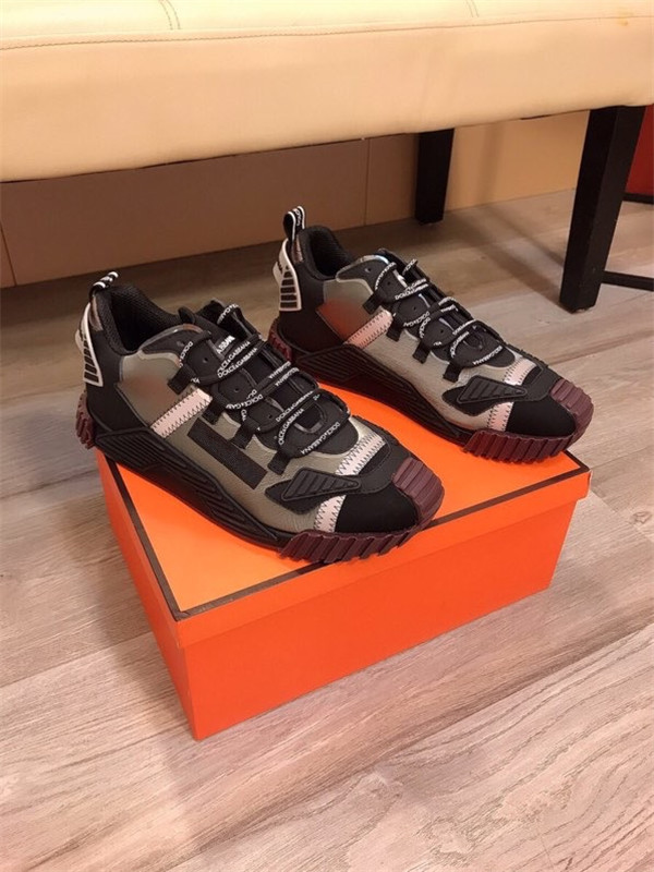 

designer Flat Casual shoes leather platform sneaker Letters lace-up luxury shoes fashion new men Printed shoes Large size 39-44, 02