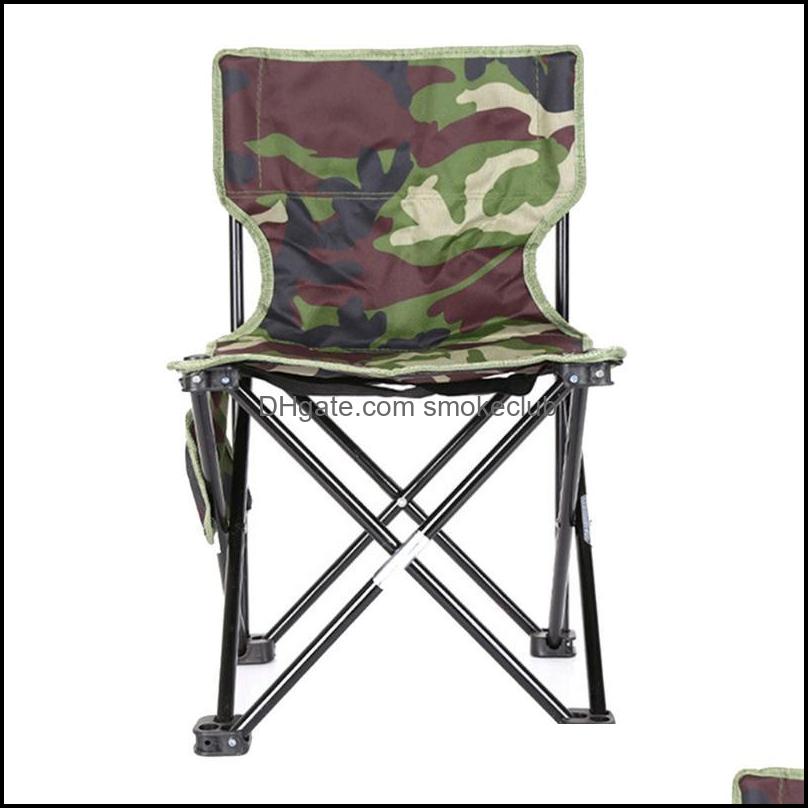 

Fishing Sports & Outdoorsfishing Aessories Fashion Camouflage Folding Chair Light Portable Casual Outdoor Cam Beach (Small, Random Pattern)
