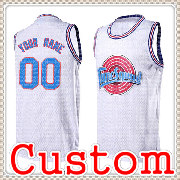 

mens Custom Movie Space Jam Jersey Tune Squad Leaving message: Any Name Any Number