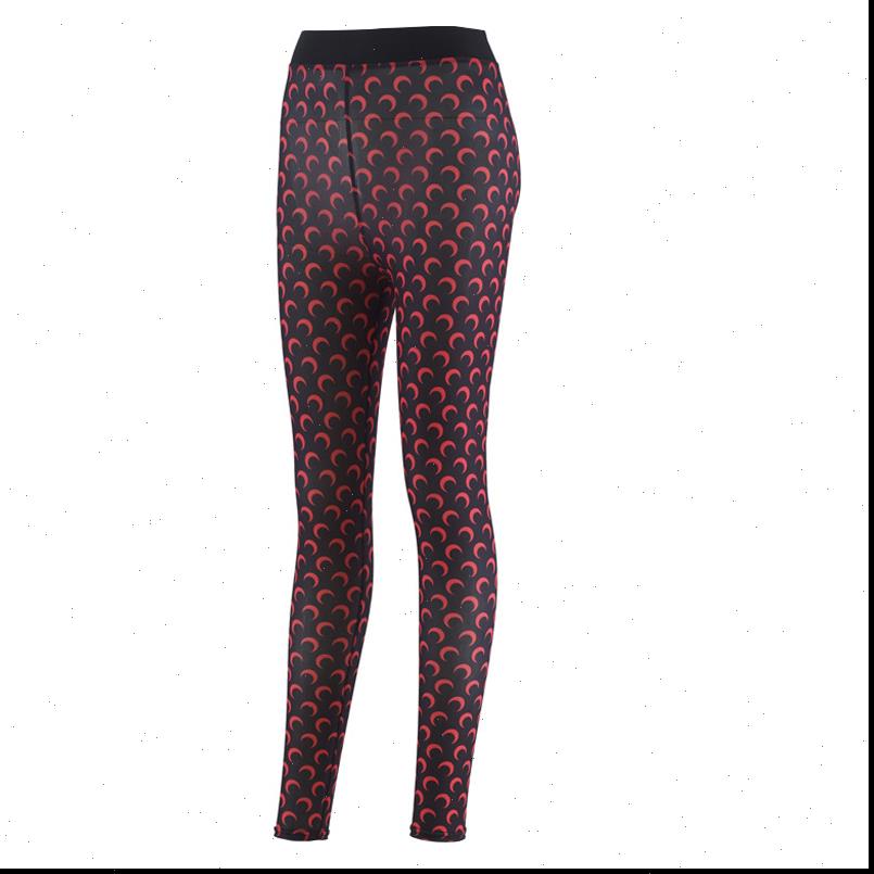 

High Waist Elastic Breathable Women Legging Mesh Moon Tooth Fitness Push Up Workout Leggins, Black