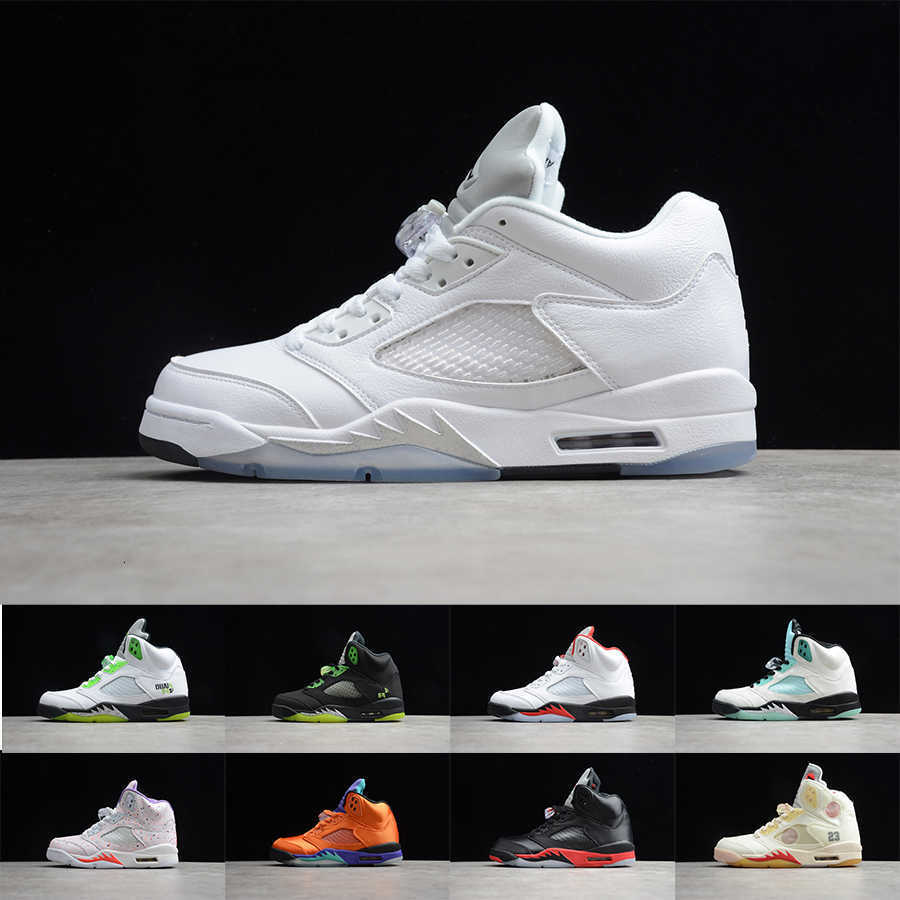 

Trophy Room Shoes 5s 5 Basketball Ice Blue 2020 Men Yellow Bred Red Suede White Cement Metallic Black Sport Sneakers Size