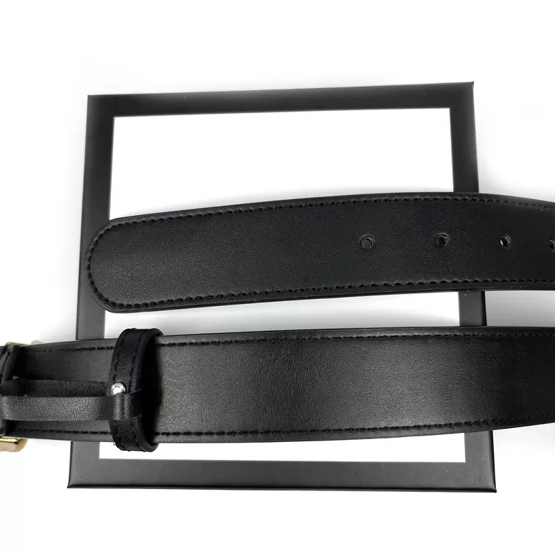 

Fashion Classic Men Designers Belts Womens Mens Casual Letter Smooth Buckle Belt Width 2.0-3.8cm With box, Black;brown