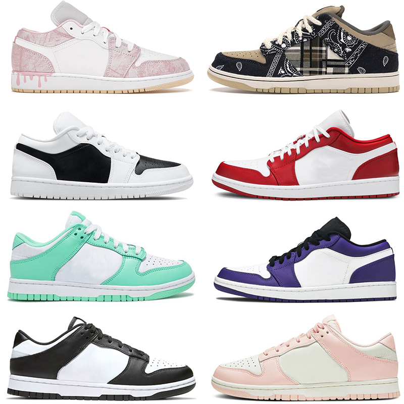 

SB DUNK Chunky Dunky Mens Womens Jumpman 1 1s Low Basketball Shoes Paint Drip Orange Pearl Photon Camcorder Green Glow Travis Sports Trainers Sneakers, B4 36-45 royal