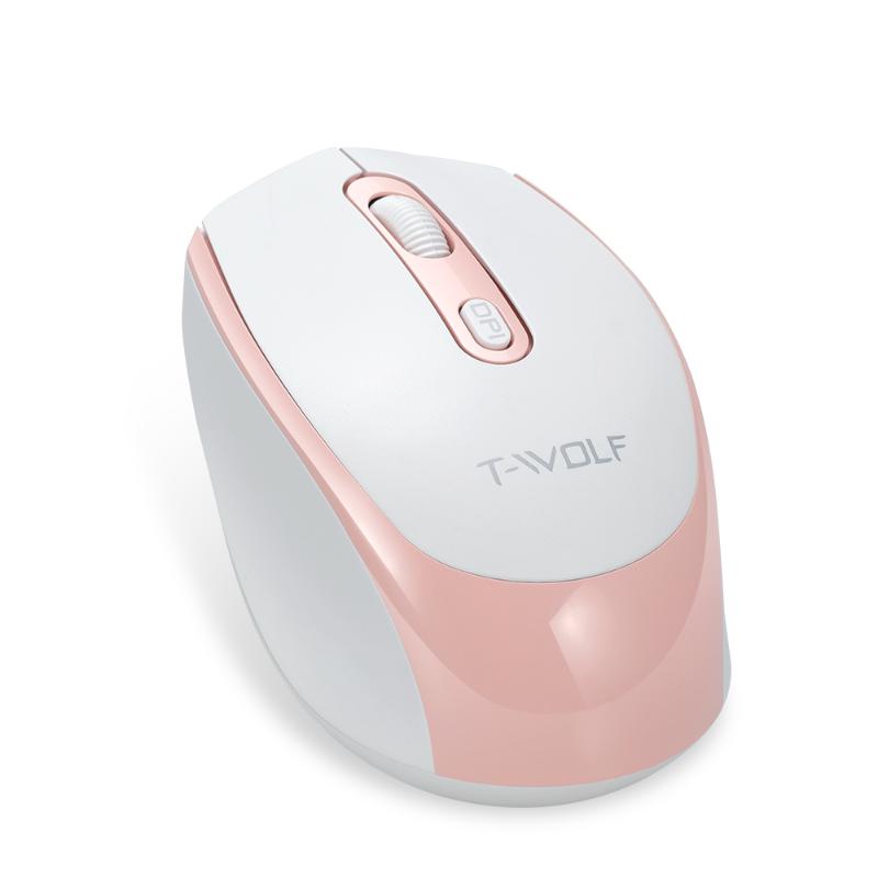 

Colorful Life Wireless Mouse Girl Pink 2.4GHz Notebook Computer Office Cute Mini Rechargeable Mice