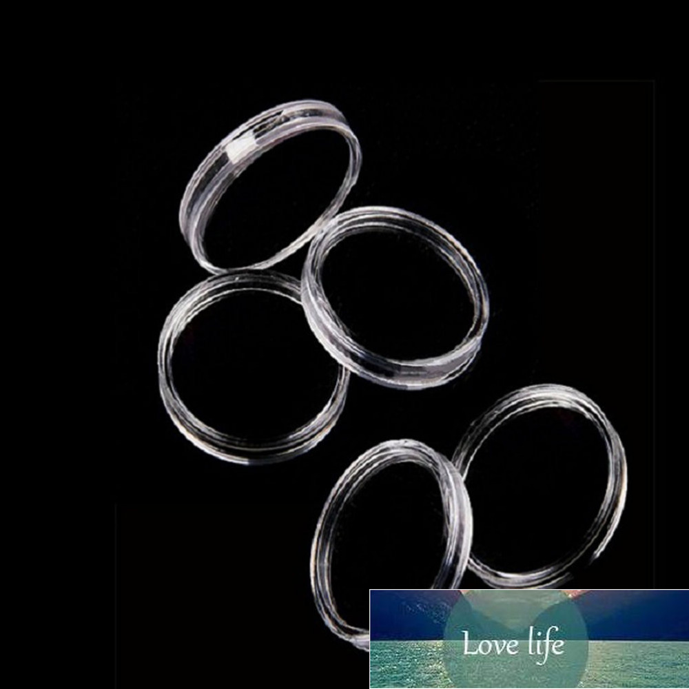 

10Pcs/set Plastic Storage Clear Round Coin Photo Holder 23mm Cases Display Case Coin Collect Boxes